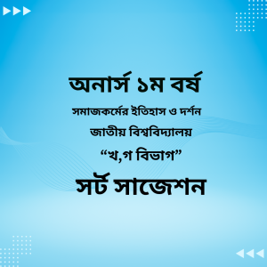  সমাজকর্মের ইতিহাস ও দর্শন 